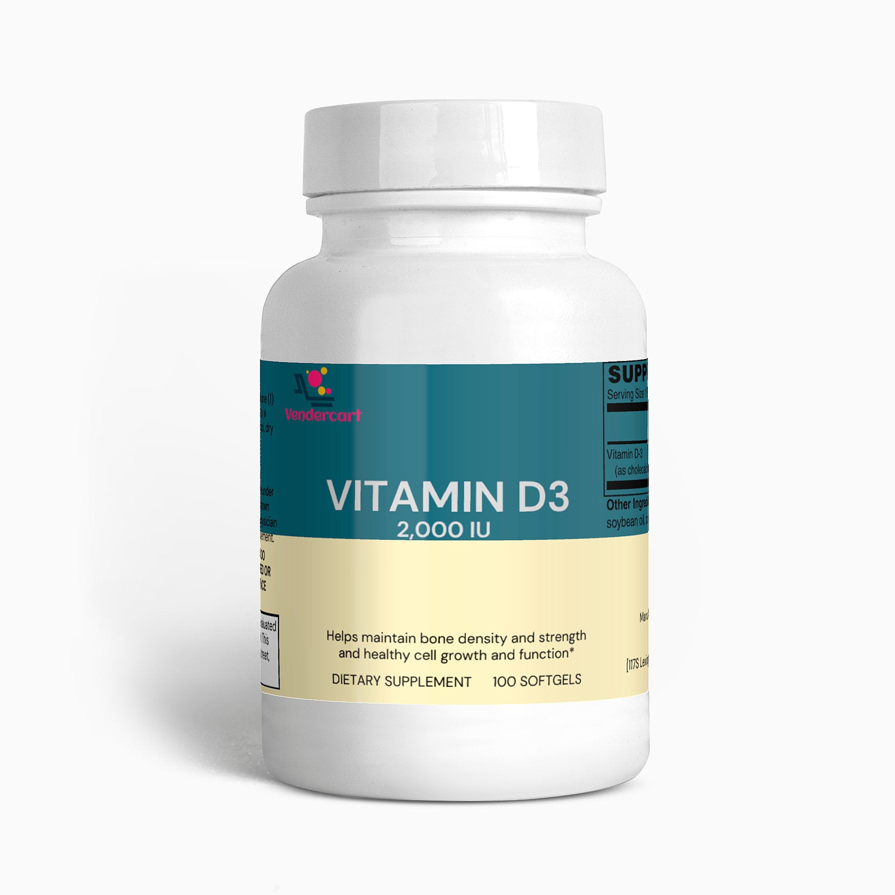 Vitamin D3 2000 IU For Women Bone Strength, Hormonal Balance, And Immune Support