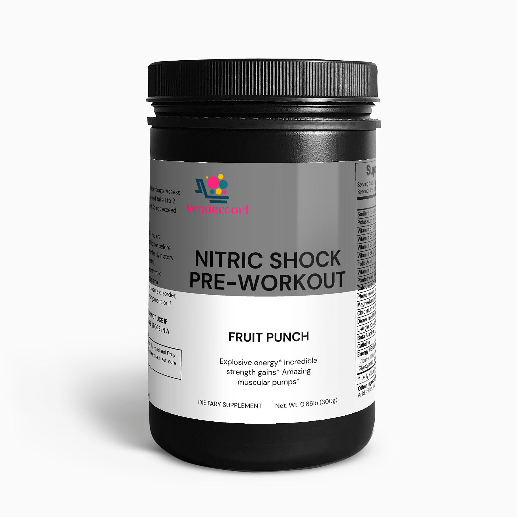 Nitric Shock Pre Workout Strength, Energy, Endurance, And Mental Focus Booster