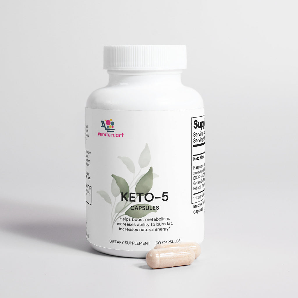 KETO 5 DIETARY SUPPLEMENT 60 CAPSULES